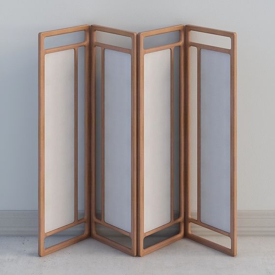 Retro Room Divider 3D model