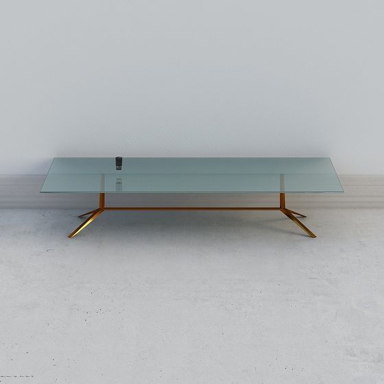 Elegant Glass Table 3D model