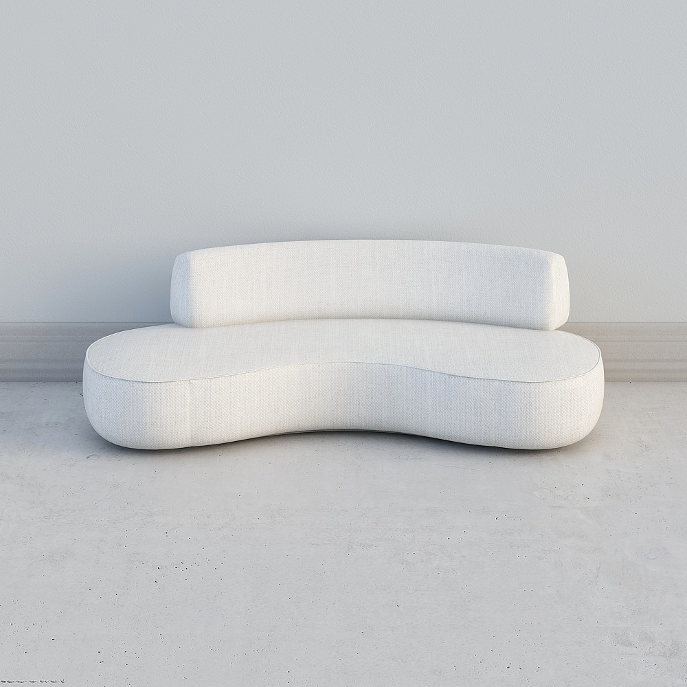 Modern Minimalist Sofa 3D model