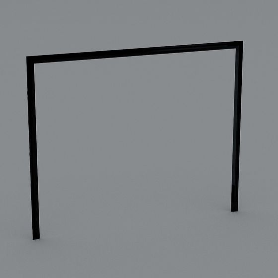 Stylish Urban Frame Low-Poly 3D Model