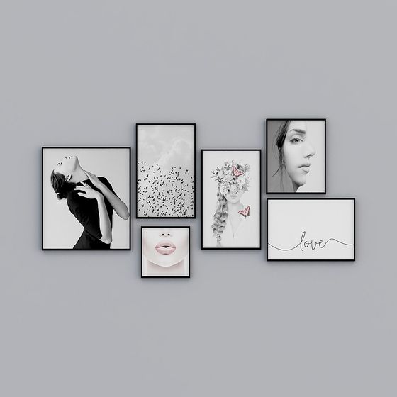 Wall Art Gallery 3D model