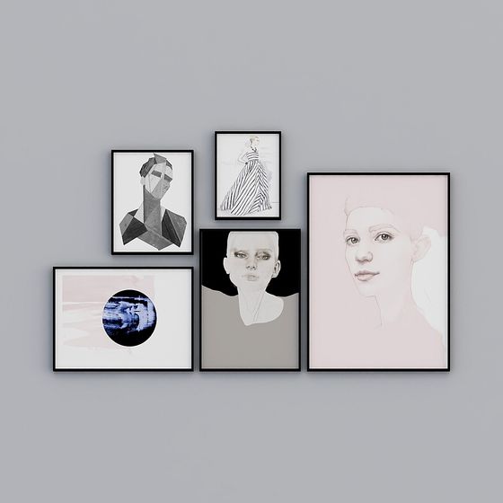 Unique Geometric Abstract 3D Model for Creative Projects