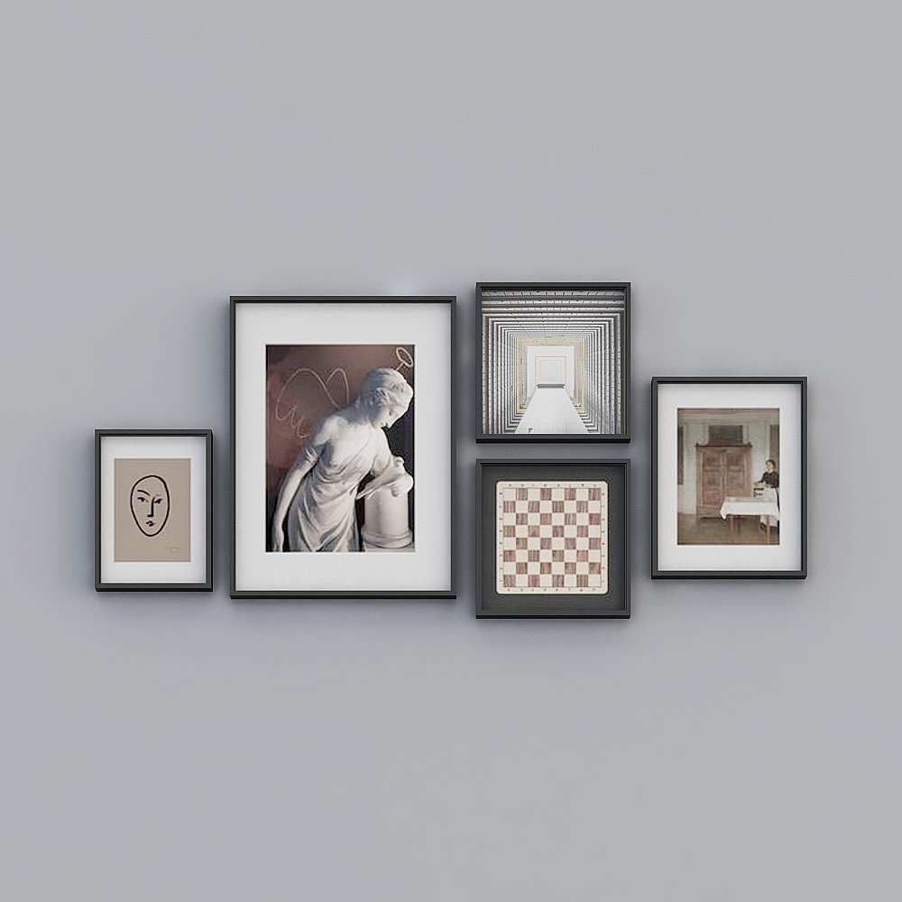 Modern decorative painting hanging photo wall