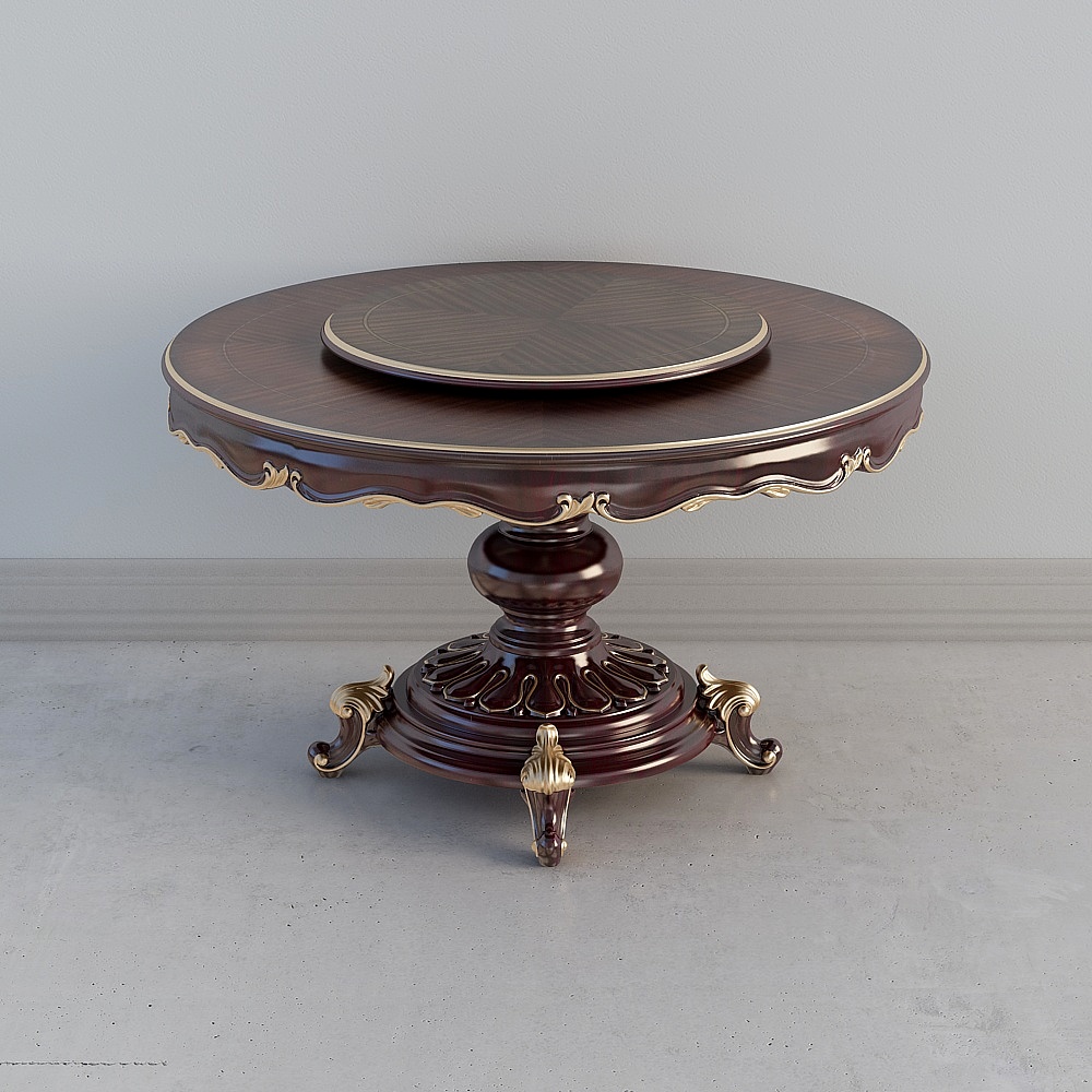 202B-YCC_ Round Table (1.35M) - Bright black