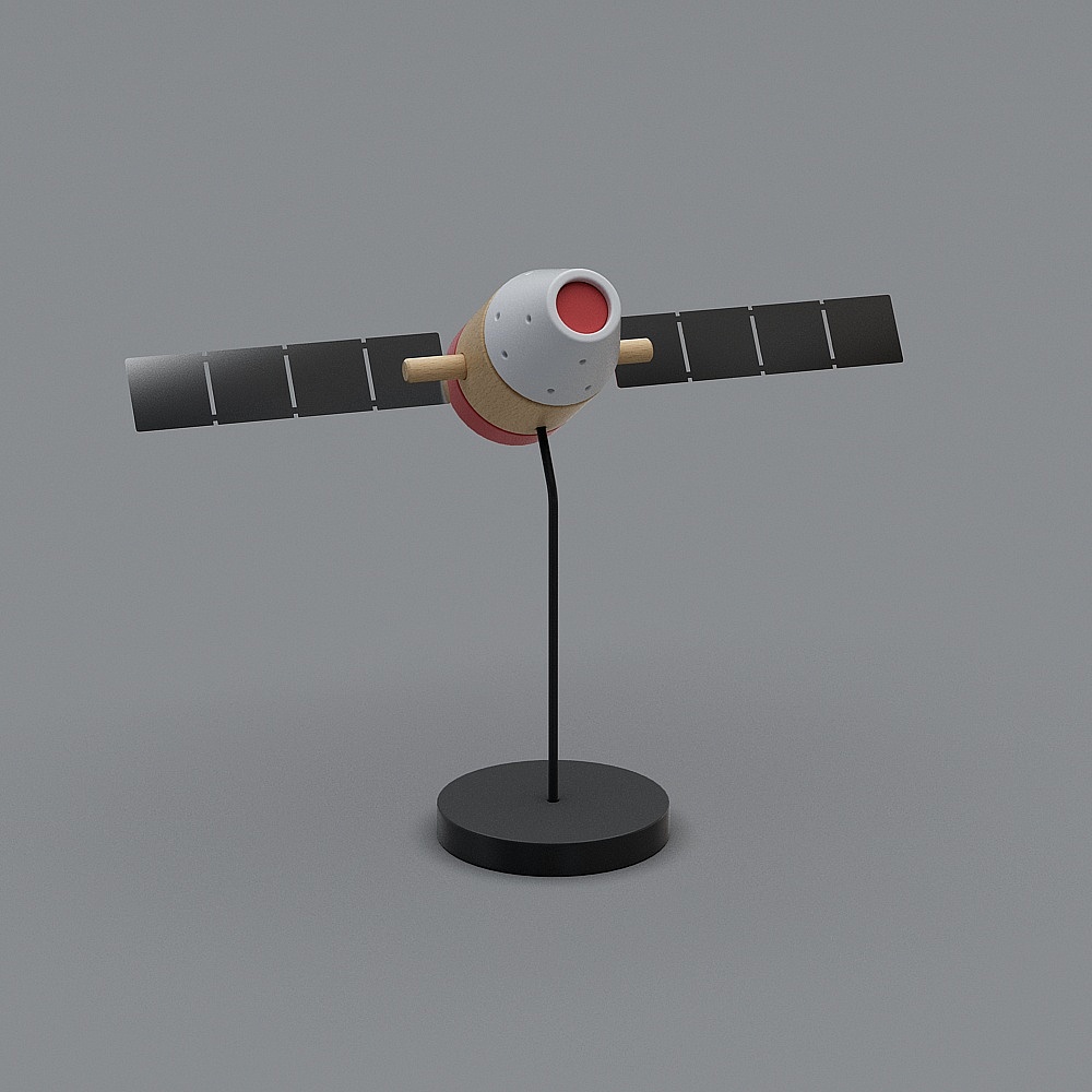 Space Explorer Satellite 3D model