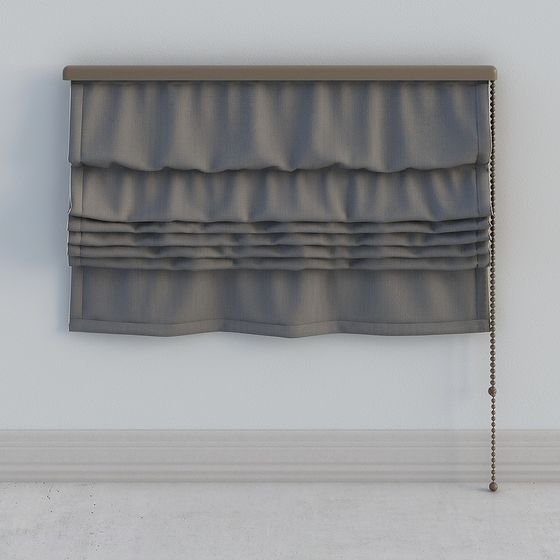 Elegant Roman Blind 3D Model for Modern Interiors