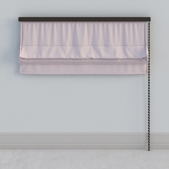 Elegant Roman Shade 3D model for Interior Design
