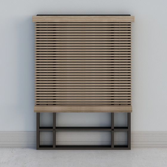 Louvered Window 3D model