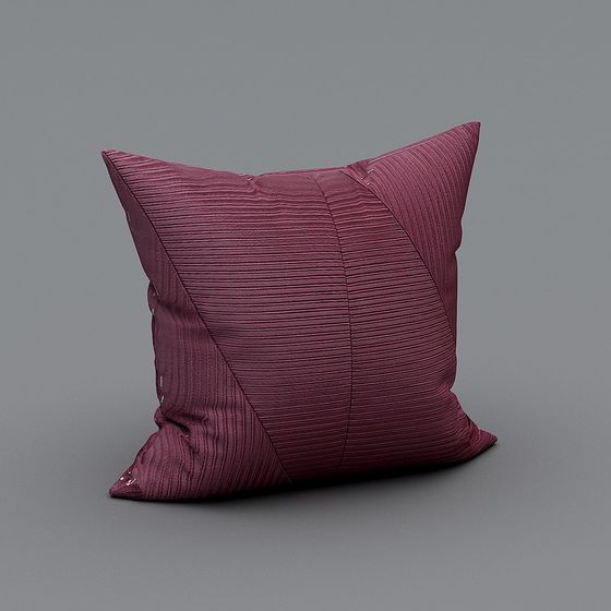 Elegant Low-Poly Pillow 3D model