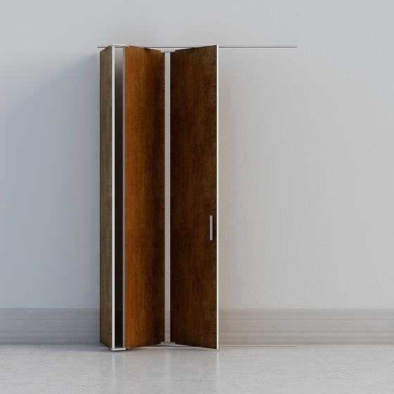 Modern Wood Folding Door 3D Model