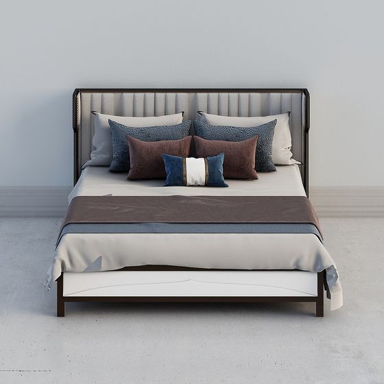 Urban Luxury Bed 3D model
