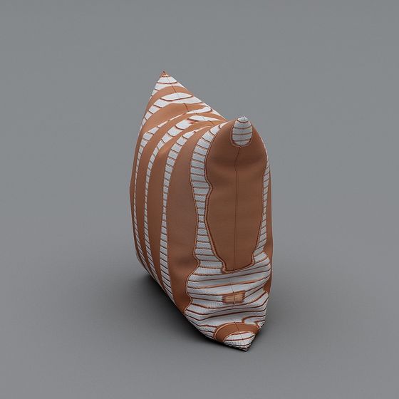 Abstract Art Pillow 3D model
