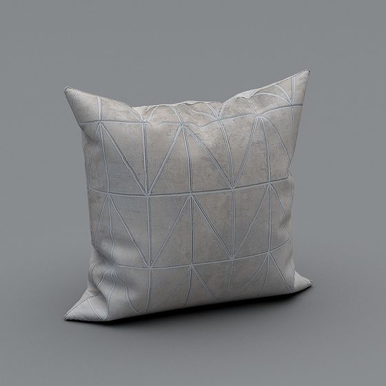 Geometric Elegance Pillow 3D model