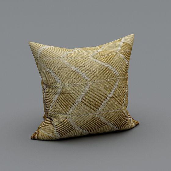 Cozy Throw Pillow 3D model