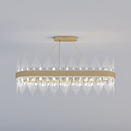 Elegant吊灯 3D model for Modern Interiors