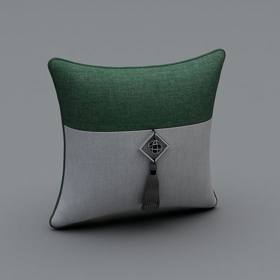 Stylish Low-Polygon Pillow Cover 3D model