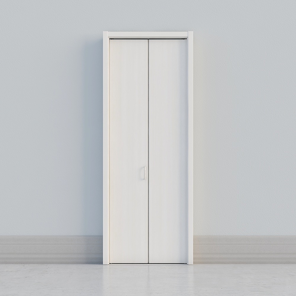 porta bianca minimalista