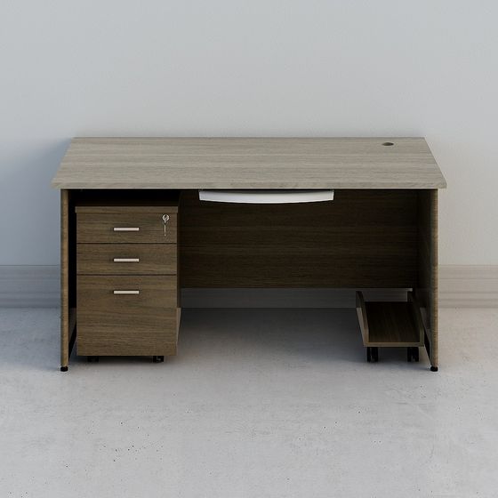 Modern Minimalist Desk 3D model