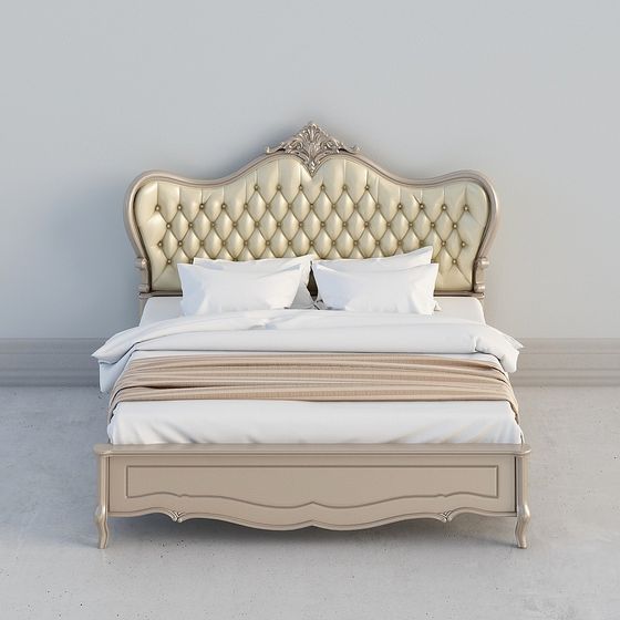 Royal Elegance 3D model Bed