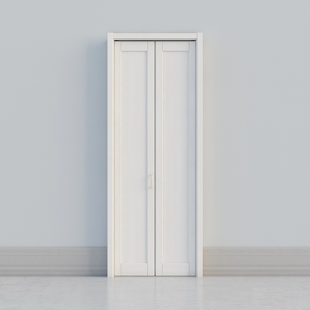 LIXIL wooden door - indoor door - BKC closet door - WW pure white - 1 fold