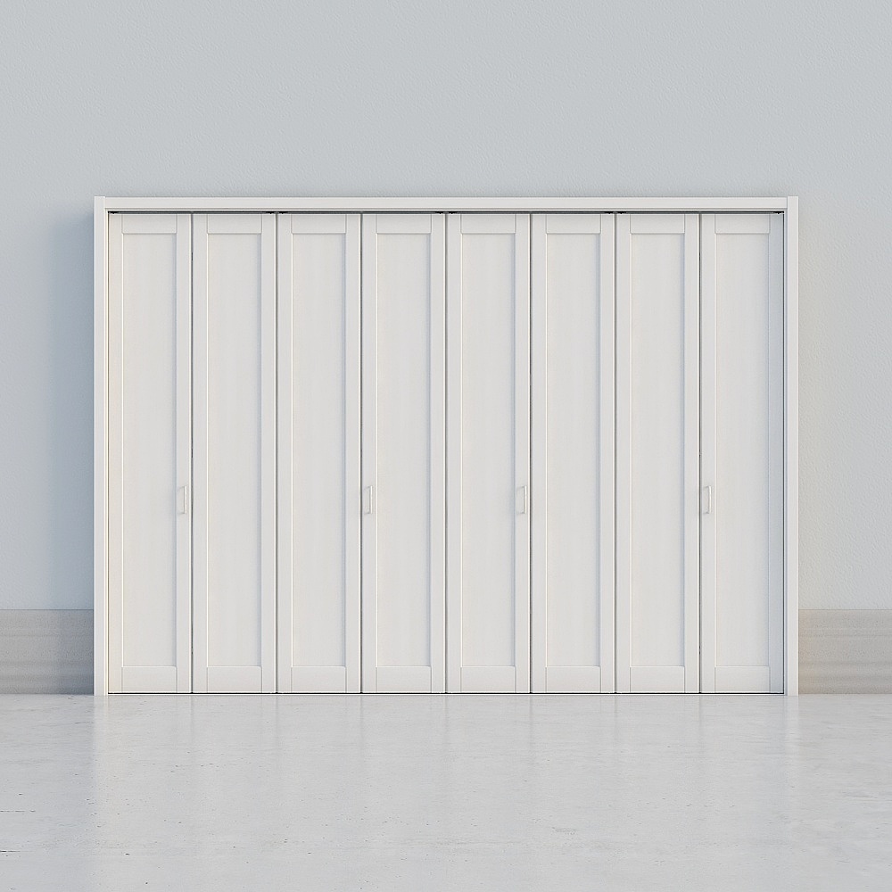 LIXIL wooden door - indoor door - BKC closet door - WW pure white - 4 fold