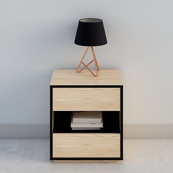 Stylish Nightstand 3D model for Modern Interiors