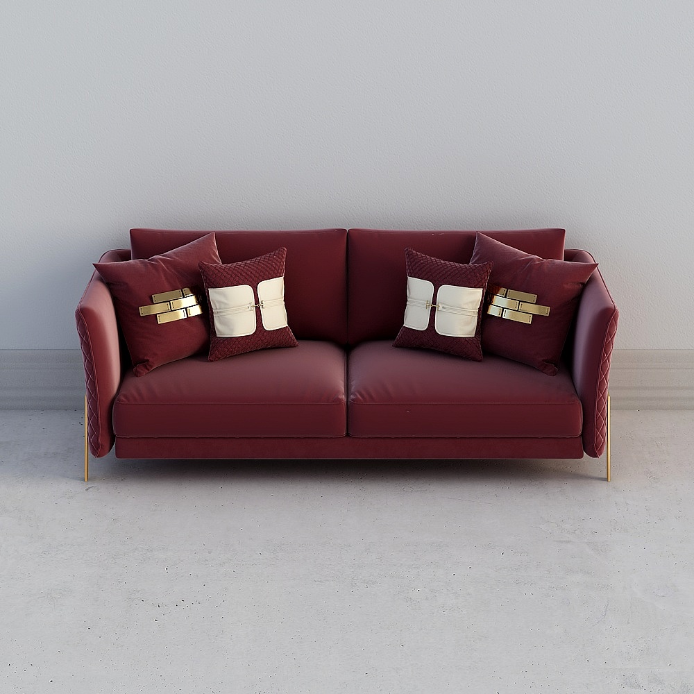 Divano doppio XQ0056 (Tessuto)