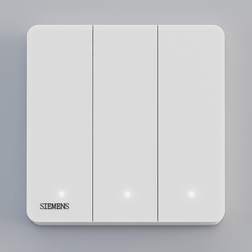 E6 White Single Pole Switch 721011