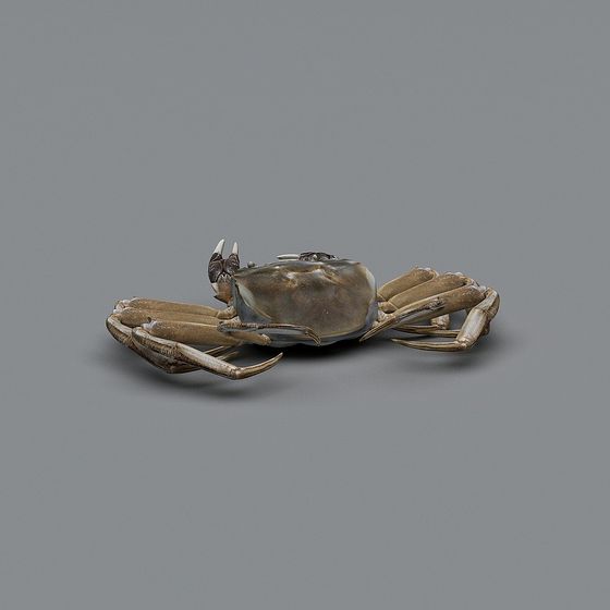 Unique Low-Poly Crab 3D Model
