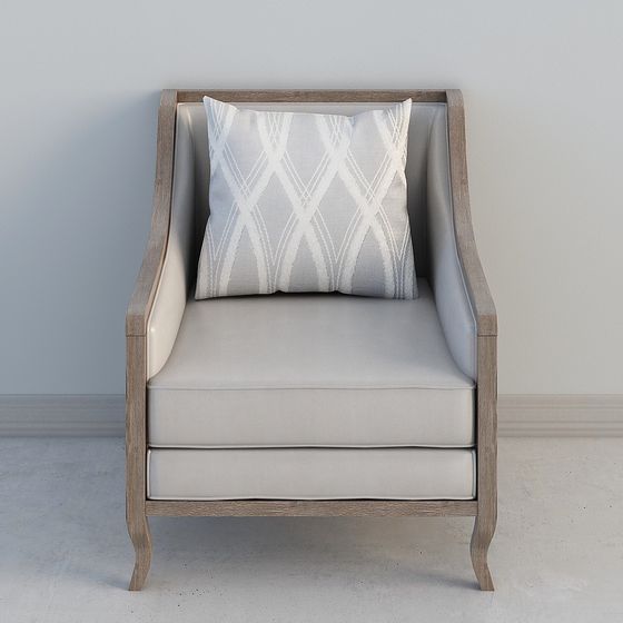 Cozy Corner Chair 3D model