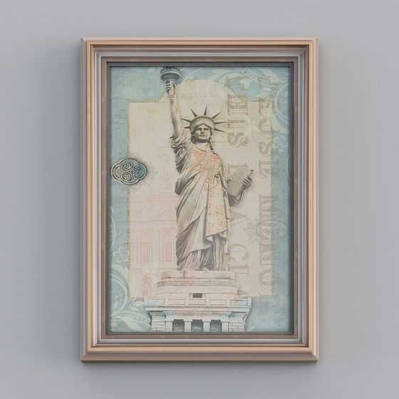 Classic Statue of Liberty 3D Model for Creative Spaces