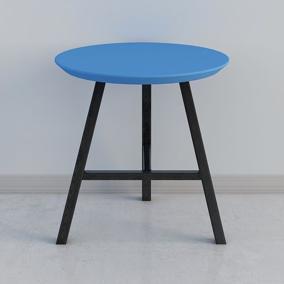 Minimalist Round Table 3D model