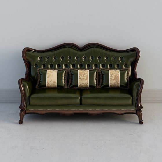 Vintage Luxe Sofa 3D model