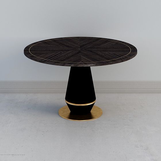 Elegant Modern Dining Table 3D model