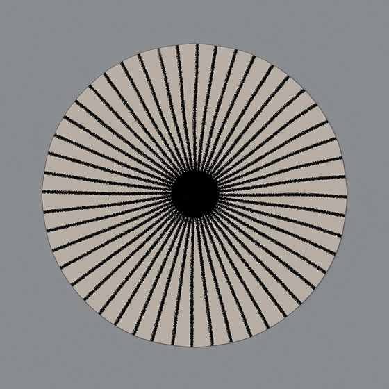 Radiating Glow Low-Poly 3D Model