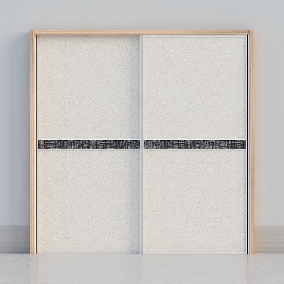 Contemporary Sliding Door 3D model for Various Projects