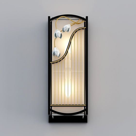 Stylish Wall Lamp 3D model for Creative Projects