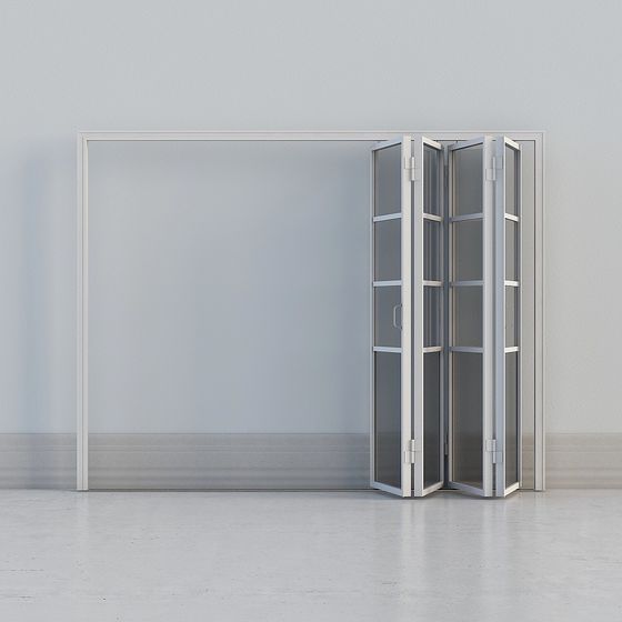 Glass Folding Door 3D model