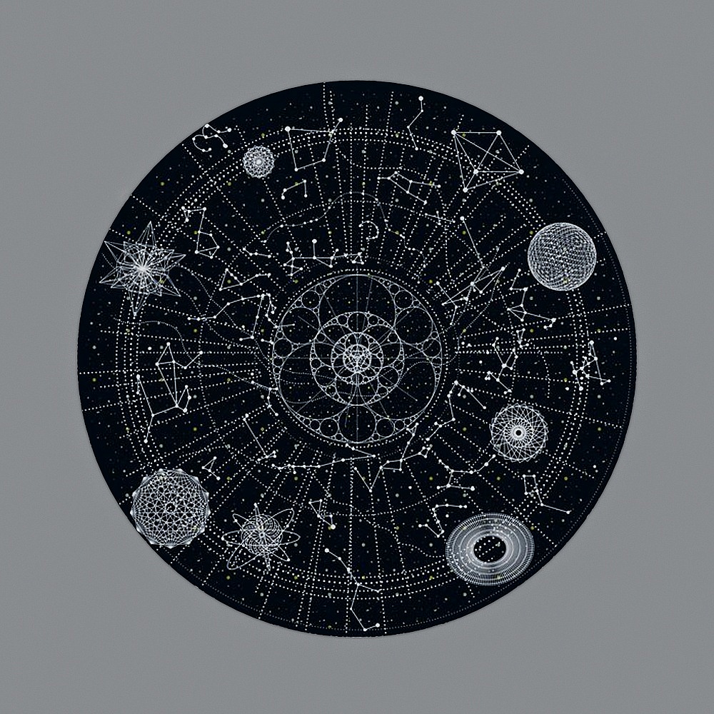 New Chinese round carpet 359701-4