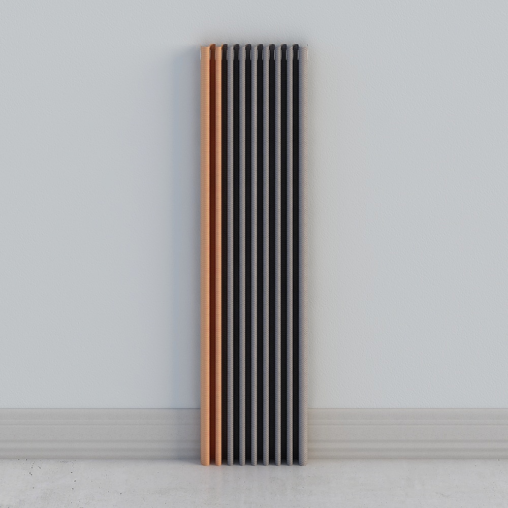 Striped Art Screen 3D model