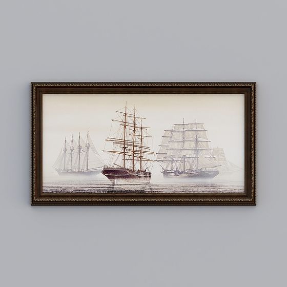 Low-Poly Vintage Sailing Ship 3D Model for Creative Projects