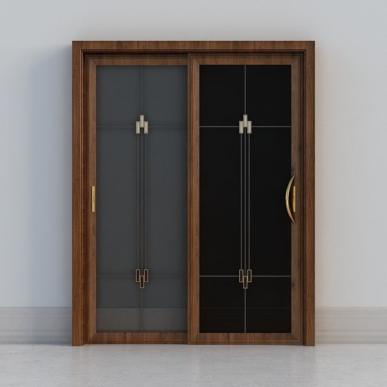 Modern Elegance Door 3D model