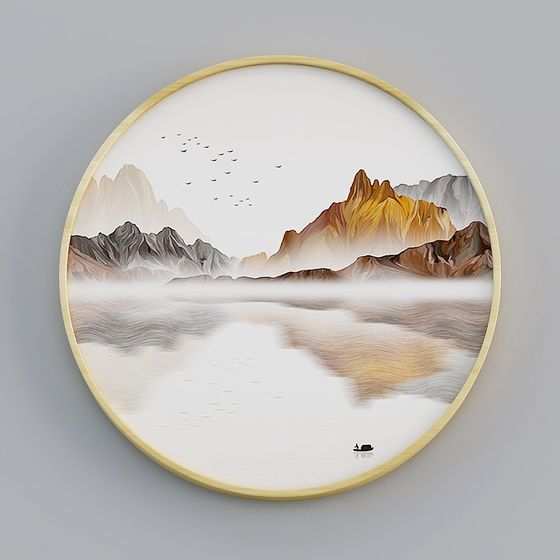 Tranquil Lakeside 3D model for Creative Projects