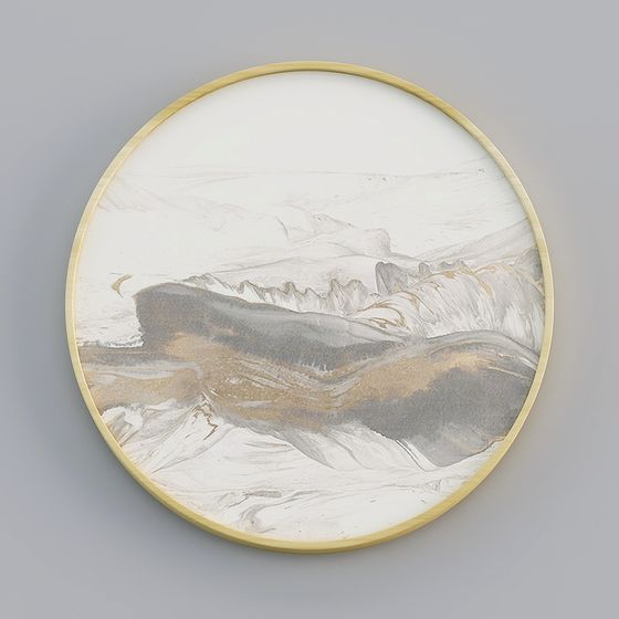 Majestic Snow Mountain Landscape 3D model