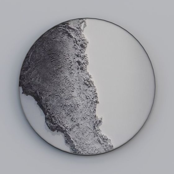 Snowy Mountain Peak 3D model