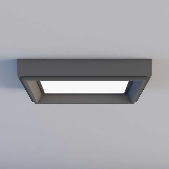 Sleek Ceiling Skylight 3D model