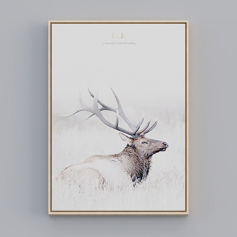 พันธมิตรภาพวาด - ทุ่งนากลางเหนือ - เดี่ยว - ภาพวาดตกแต่ง - XJ066