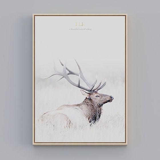 พันธมิตรภาพวาด - ทุ่งนากลางเหนือ - เดี่ยว - ภาพวาดตกแต่ง - XJ066