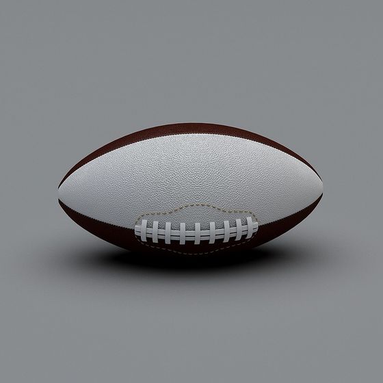 Realistic American Football 3D model for Creative Projects