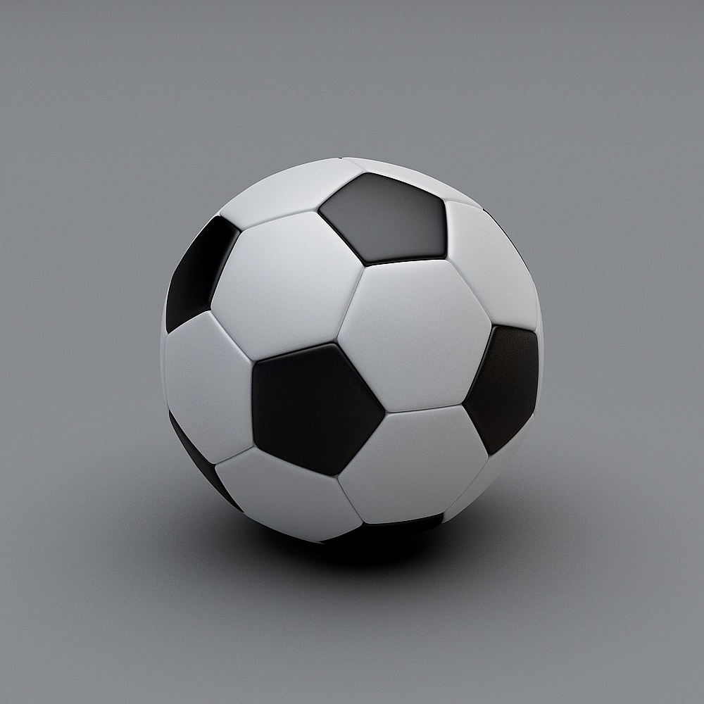 Stylish Soccer Ball 3D model with Unique Design